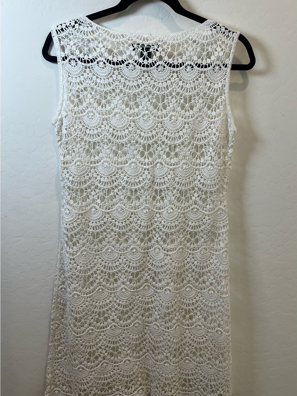 XS White Ralph Lauren Crochet Summer Dress